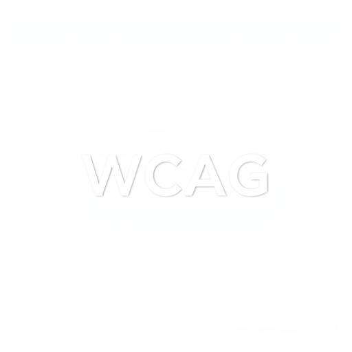 Logo des WCAG (Web Content Accessibility Guidelines)